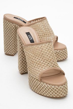 دمپائی آبی زنانه حصیر Lizy Shoes - کد 951861703
