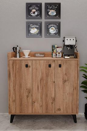کابینت چند منظوره قهوه ای Suntalam CMK Modüler - کد 951938640