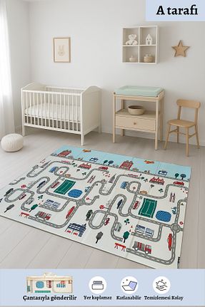 فرش بازی آبی خیر PINKIE HOME - کد 952093460