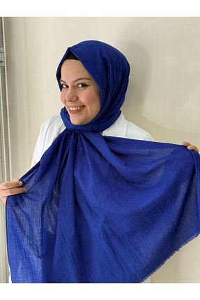 روسری آبی 70 * 180 EMİN SCARF - کد 952123598