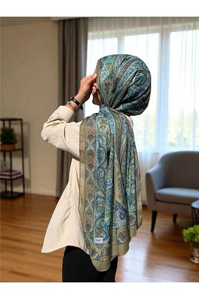 شال رنگی زنانه پنبه ای Baştacı - کد 952122475