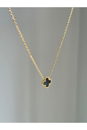 گردنبند استیل ( فولاد ) مشکی زنانه استیل ضد زنگ YOUES JEWELRY - کد 952228550