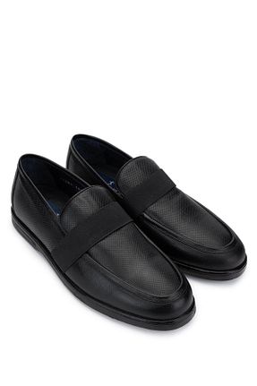 کفش کژوال مشکی مردانه چرم خالص Tamer Tanca - کد 952257614