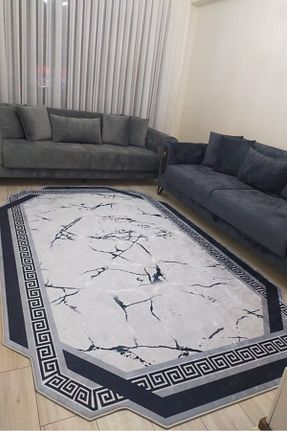 فرش طوسی قابل شستشو CENTER AVM - کد 952256602