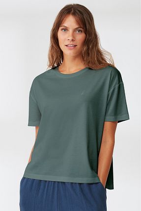 تیشرت سبز زنانه رگولار Nautica - کد 952273176