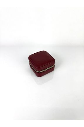 نظم دهنده جواهرات و آرایش زرشکی پارچه BorinoLeather - کد 952518415