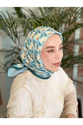 روسری رنگی پلی استر Modakaşmir - کد 952310996