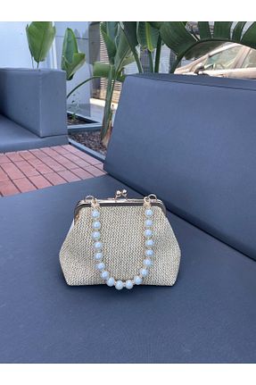 کیف دستی زرد زنانه ابعاد کوچک Senza Vedere - کد 952371735