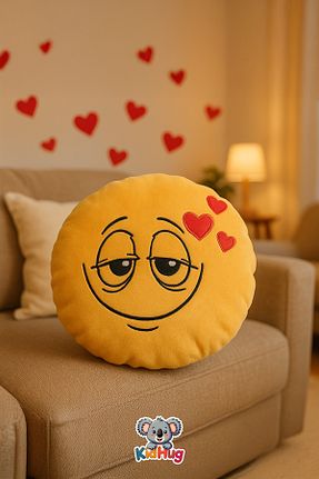 بالش زرد مخملی KidHug - کد 952985090