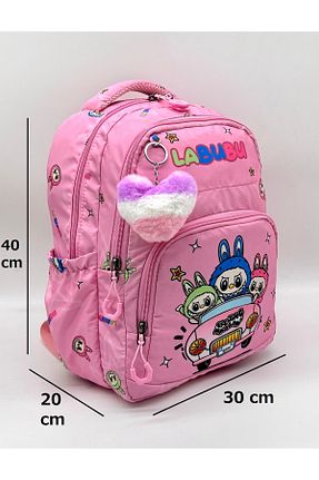 کیف مدرسه صورتی بچه گانه پارچه ای Çınka Bags - کد 952494809