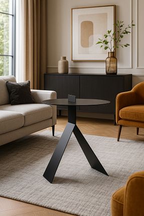 میز جلو مبلی مشکی فلزی VoomeDesign - کد 952570097
