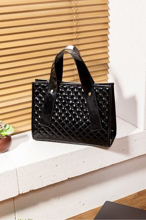 کیف دوشی مشکی زنانه چرم مصنوعی HEPSHOP - کد 952726699
