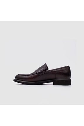 کفش کلاسیک قهوه ای مردانه چرم خالص Togo - کد 952840741
