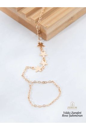شاهمران جواهر طلائی زنانه ZERİUM - کد 952958713