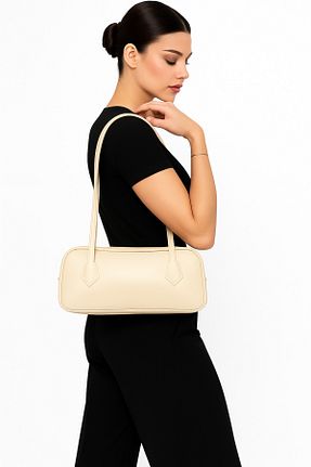 کیف دوشی نباتی زنانه چرم مصنوعی vaavbag - کد 953019892