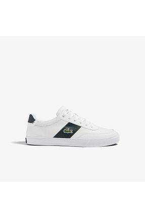 کفش اسنیکر سفید مردانه بند دار Lacoste - کد 670287721