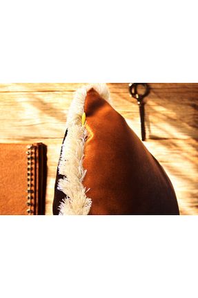 کوسن و روکش کوسن نارنجی مخمل Home - کد 953367717