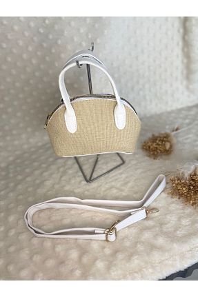 کیف دوشی سفید زنانه حصیر MODA - کد 953466893