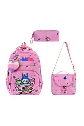 کیف مدرسه صورتی بچه گانه 20-24,9 L QL ACCESSORY - کد 953581887