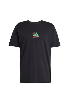 تیشرت اسپرت مشکی مردانه رگولار adidas - کد 939053533