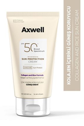 کرم ضد آفتاب صورت SPF 50 + AXWELL - کد 945464248