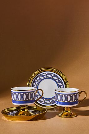 فنجان قهوه رنگی 2 نفره Karaca - کد 810031718