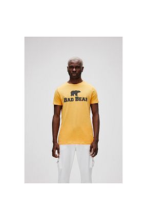 تیشرت زرد مردانه رگولار Bad Bear - کد 5721340