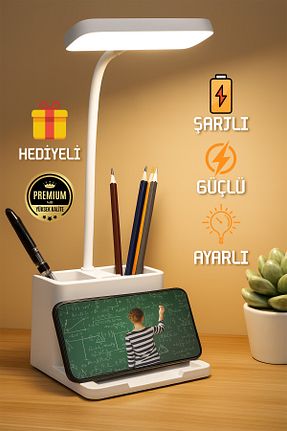 چراغ مطالعه / رومیزی سفید پلاستیک Telvesse - کد 702076698