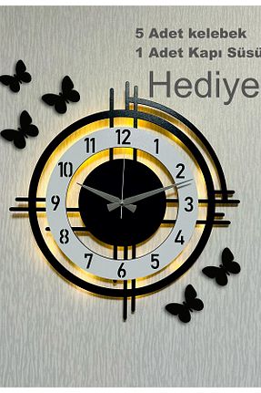 ساعت دیواری سفید 48 * 48 Pey Aksesuar - کد 924509696