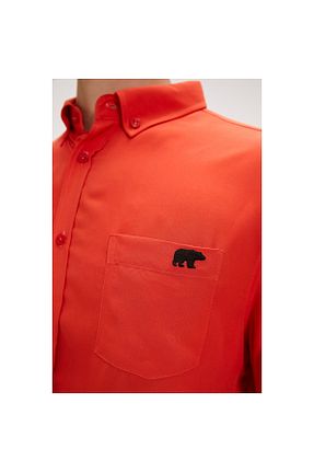 پیراهن قهوه ای مردانه رگولار Bad Bear - کد 817898287