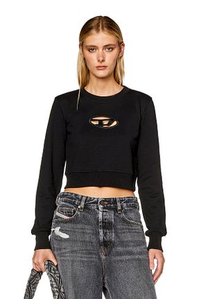 سوئیشرت مشکی زنانه ساده Diesel - کد 776149675