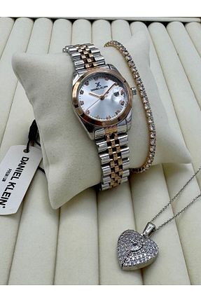 ست ساعت مچی رنگی زنانه استل (فولاد) Daniel Klein - کد 940592660