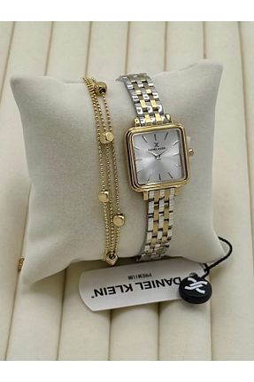 ست ساعت مچی زرد زنانه استل (فولاد) Daniel Klein - کد 940584835