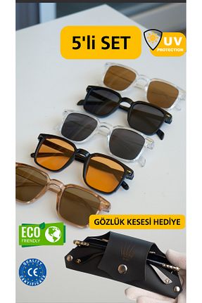 عینک آفتابی مشکی زنانه 40 ve altı WATCHOFROYAL - کد 953979831