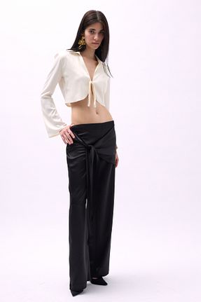 شلوار مشکی زنانه پارچه Black Fashion - کد 816501059