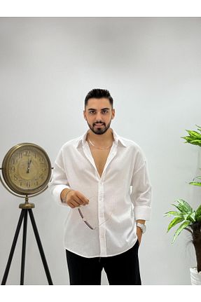 پیراهن سفید زنانه رگولار JACK CAPRİO - کد 929563433