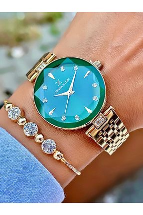ساعت مچی زرد زنانه 31-35 میلی متر Daniel Klein - کد 878844852