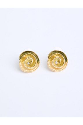 گوشواره جواهر طلائی برنجی Jimmy Key - کد 943954728