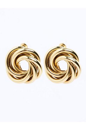 گوشواره جواهر طلائی فلزی Jimmy Key - کد 930716054