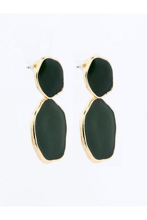 گوشواره جواهر خاکی فلزی Jimmy Key - کد 865141521