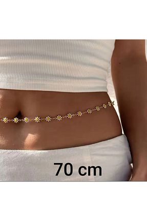 اکسسوری بدن طلائی زنانه فلزی MutluBiDünya - کد 843946960