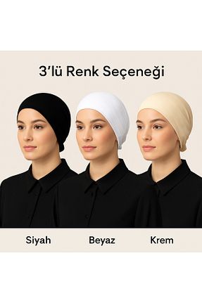کلاه شنای حجاب مشکی زنانه Genel Markalar - کد 157150773