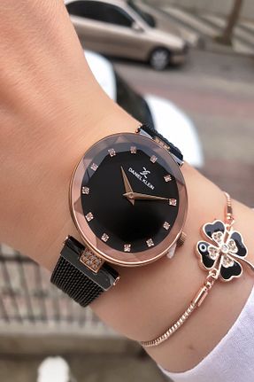 ساعت مچی زرد زنانه 36-40 میلی متر Daniel Klein - کد 780605478
