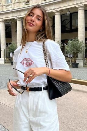 تیشرت نباتی زنانه اورسایز Le