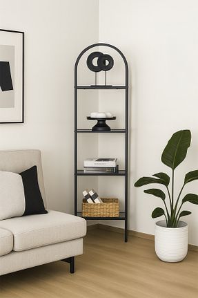 قفسه کتاب طوسی 152 سانتی متر DEKOPRATİK - کد 796424638