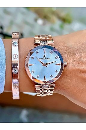 ساعت مچی صورتی زنانه 36 میلی متر Daniel Klein - کد 832492783