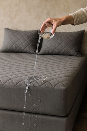 محافظ تشک طوسی پنبه ای Nart Home - کد 736531486