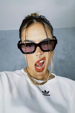 عینک آفتابی سفید زنانه 49 REN EYEWEAR - کد 843117023