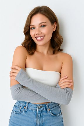 تیشرت حجاب طوسی زنانه رگولار mirach - کد 836492735