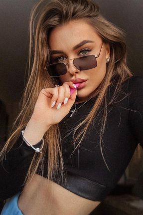 عینک آفتابی مشکی زنانه UV400 REN EYEWEAR - کد 736396496
